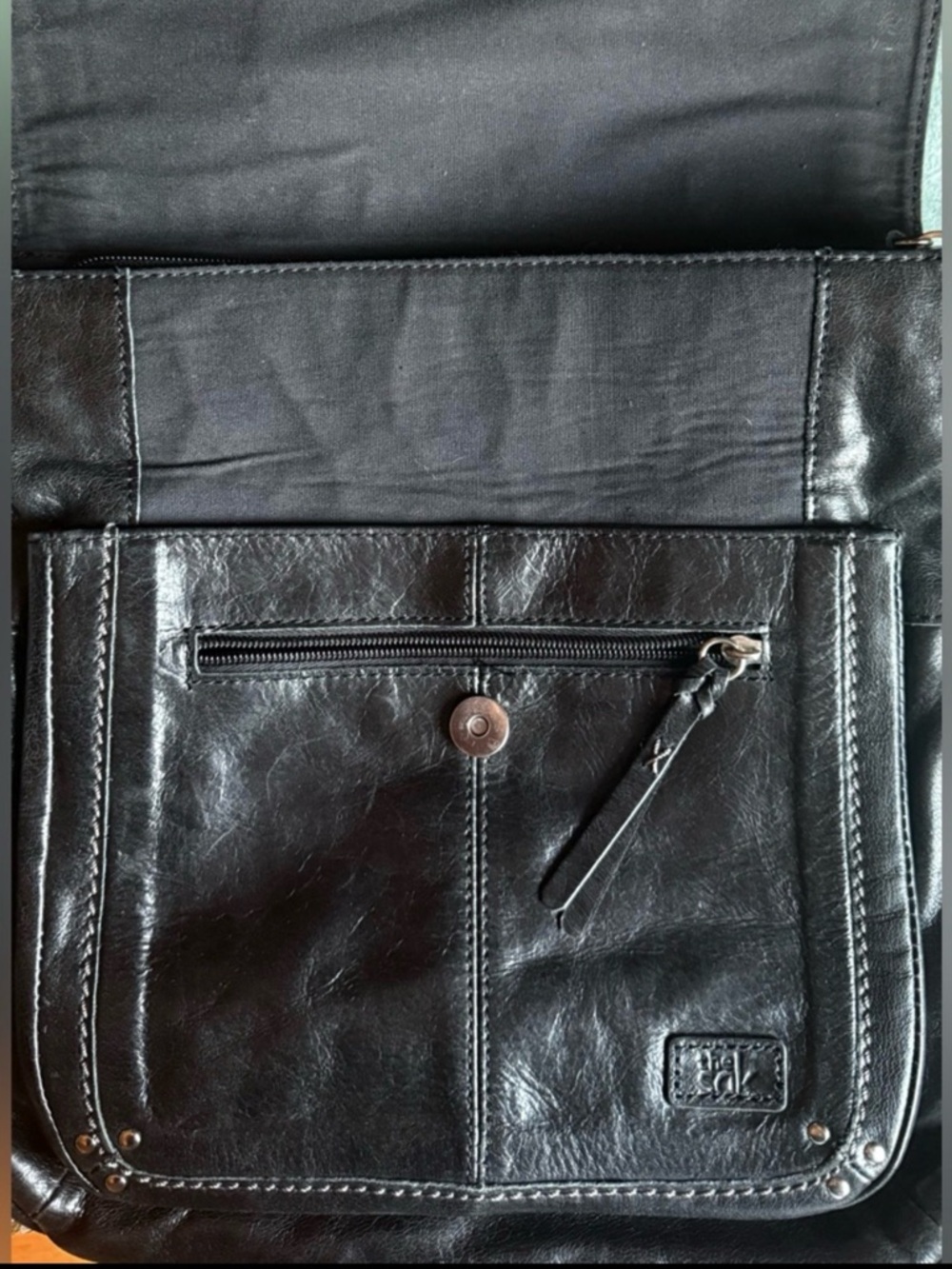 The Sak Convertible Black Leather Backpack - Picture 6 of 10
